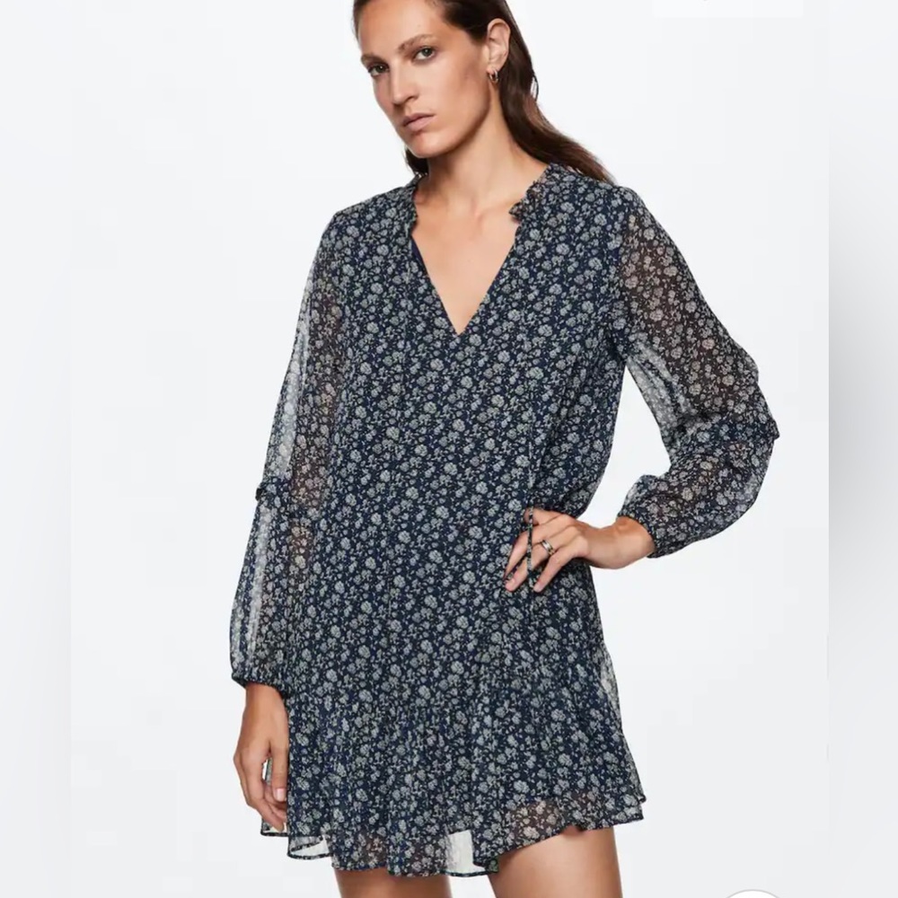 Floral chiffon dress